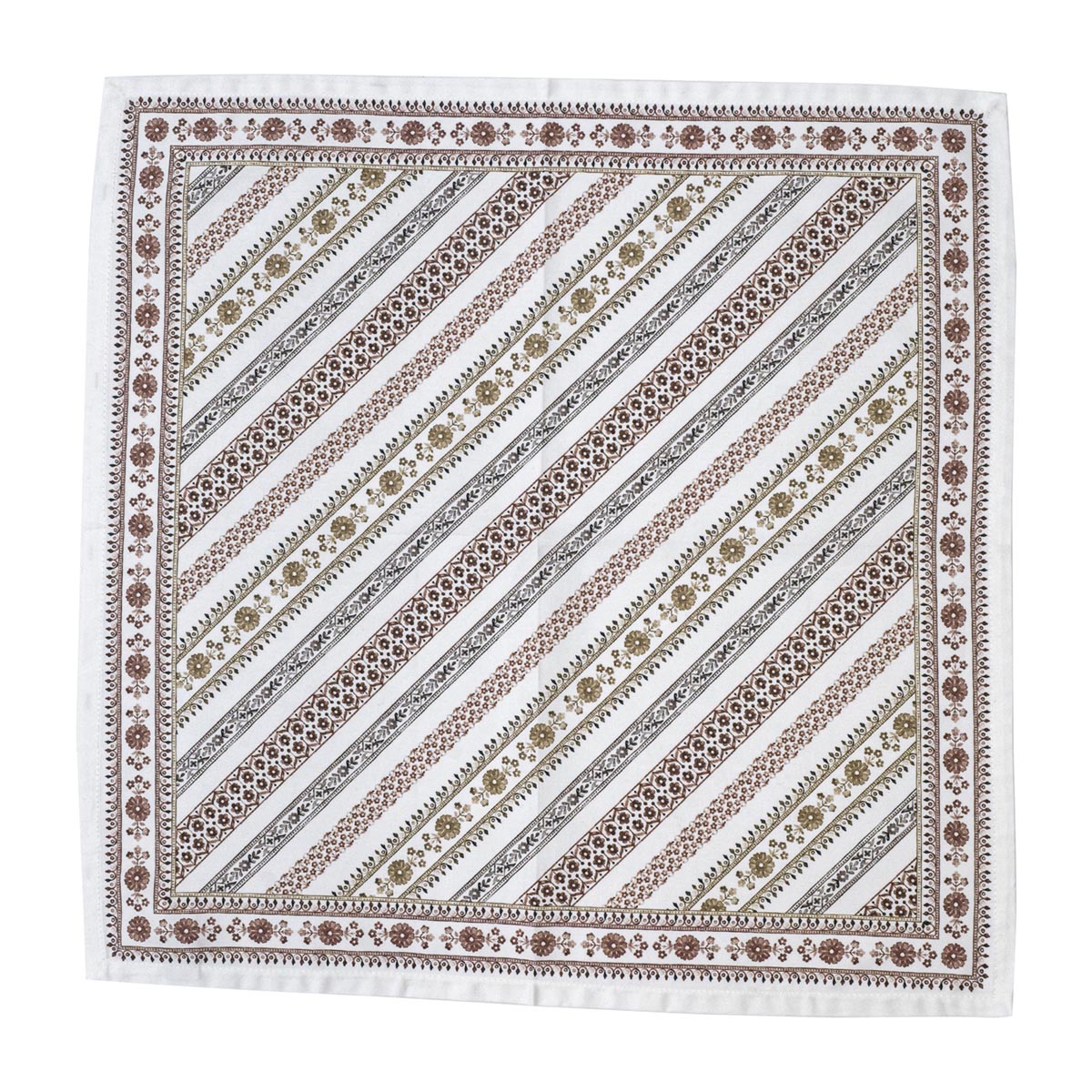 An image of Juliska Villa Seville Set of 4 Stripe Napkins