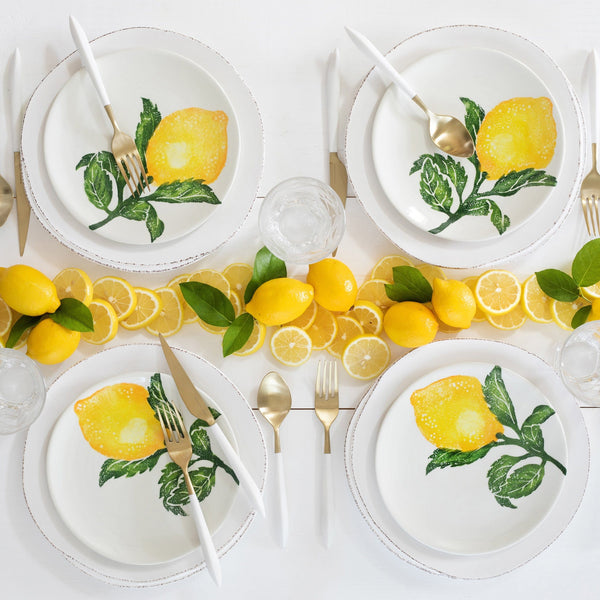 An image of Vietri Limoni Salad Plate