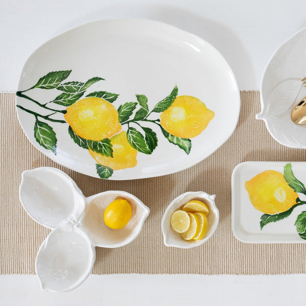 Vietri Limoni Oval Platter