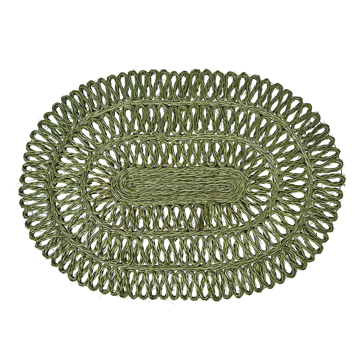 Juliska Straw Loop Oval Placemat