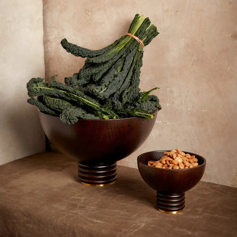 An image of L'Objet Smoked Ash Alhambra Bowl