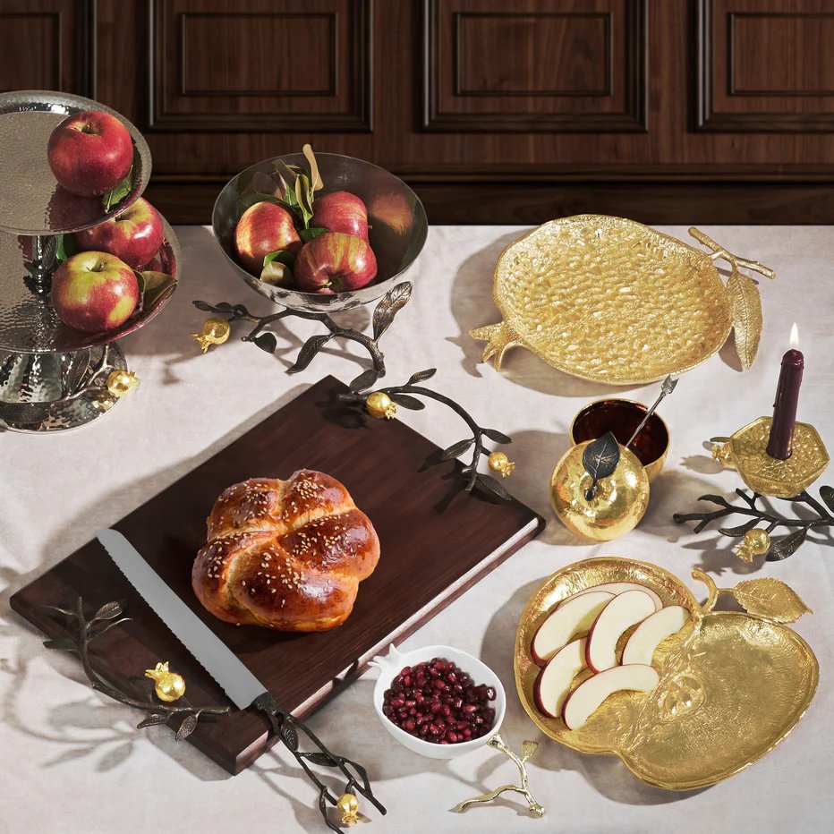 Michael Aram Apple Honey Pot with Spoon