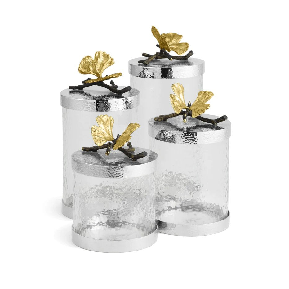 An image of Michael Aram Butterfly Ginkgo Canister