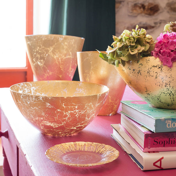 An image of Vietri Moon Glass Deep Bowl