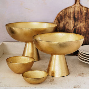 Vietri Moon Glass Pedestal Bowl
