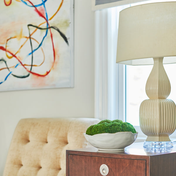 Diane James Potter's bowl with mood moss