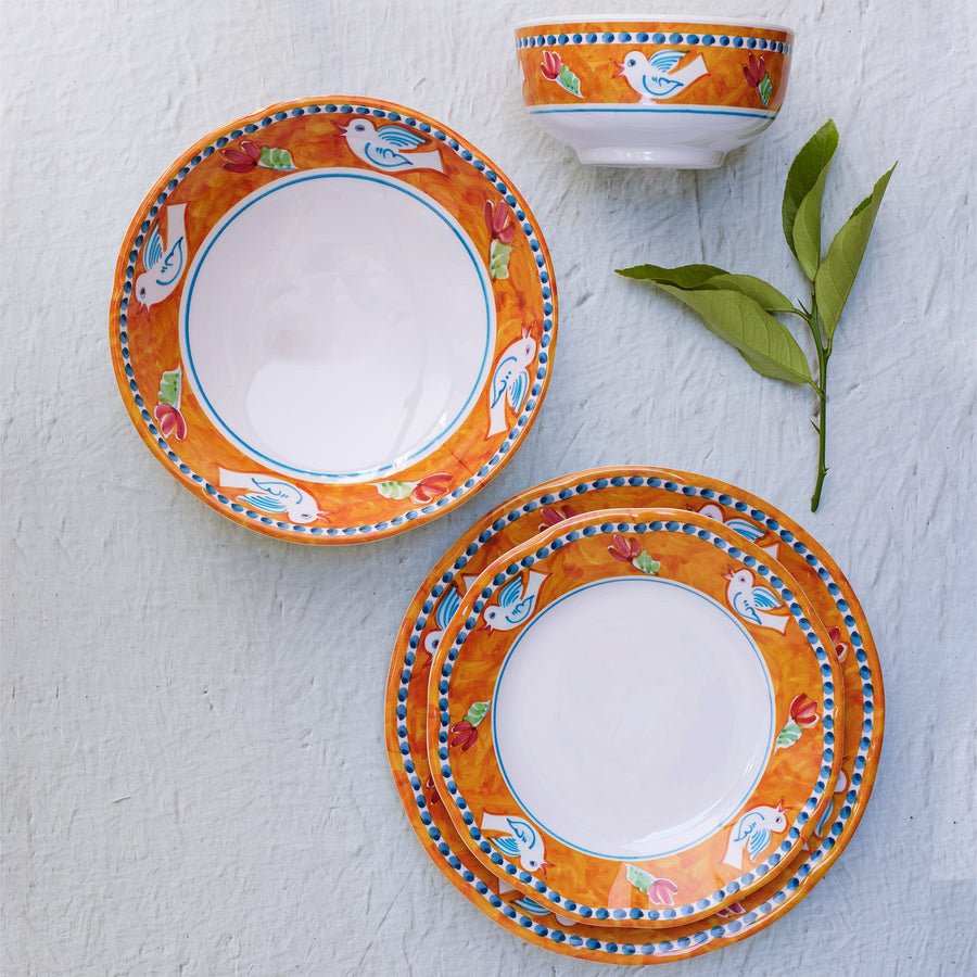 Vietri Campagna Melamine Uccello  Salad Plate