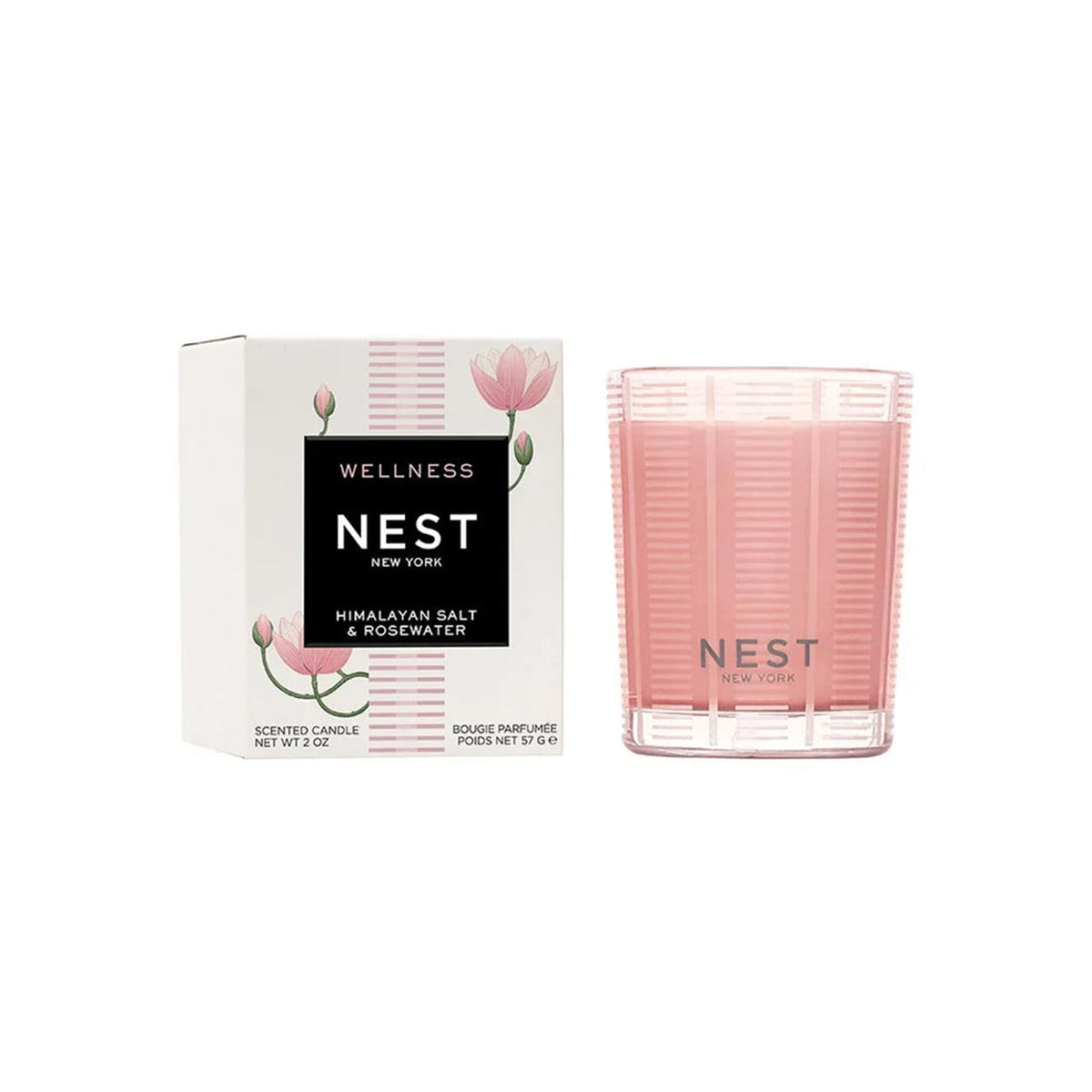 An image of Nest Fragrances Himalayan Salt & Rosewater Votive Candle 2 oz