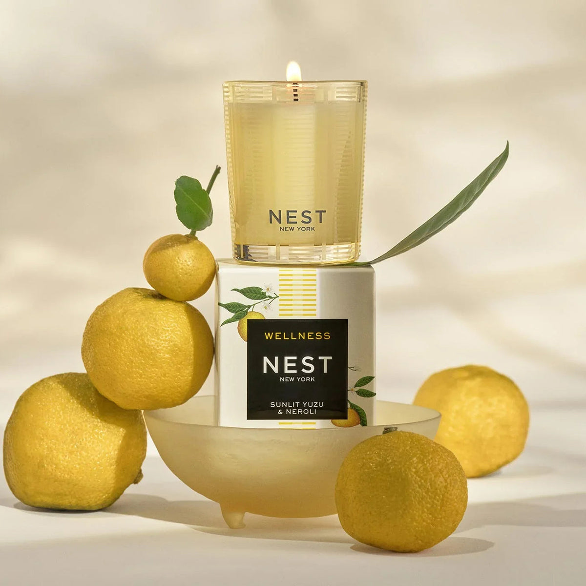 Nest Fragrances Sunlit Yuzu & Neroli Votive Candle 2 oz