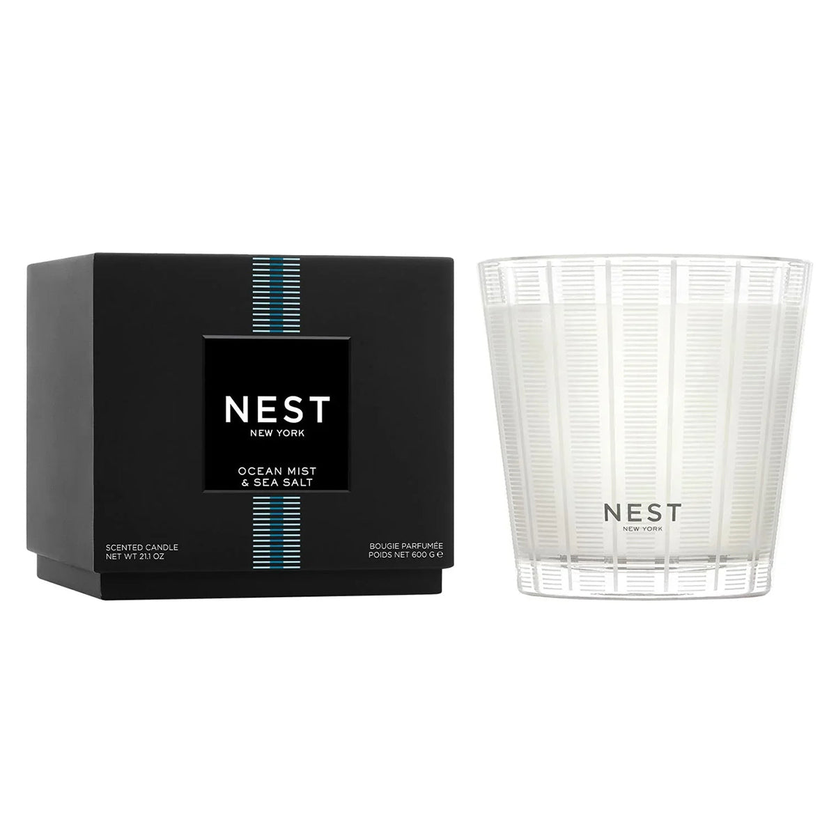 Nest Fragrances Ocean Mist & Sea Salt 3-Wick Candle 21.2 oz