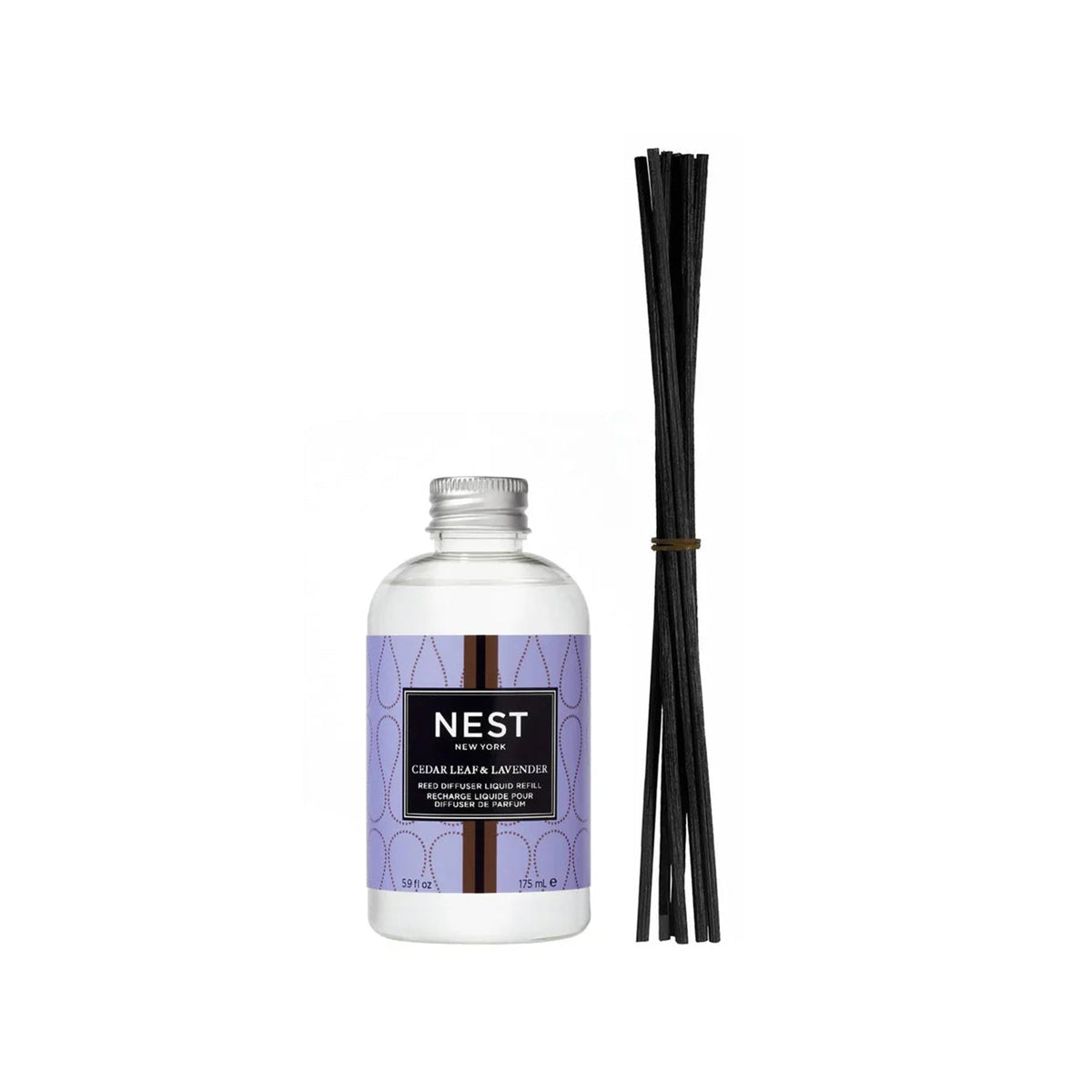 An image of Nest Fragrances Cedar Leaf & Lavender Reed Diffuser Refill 5.9 fl oz