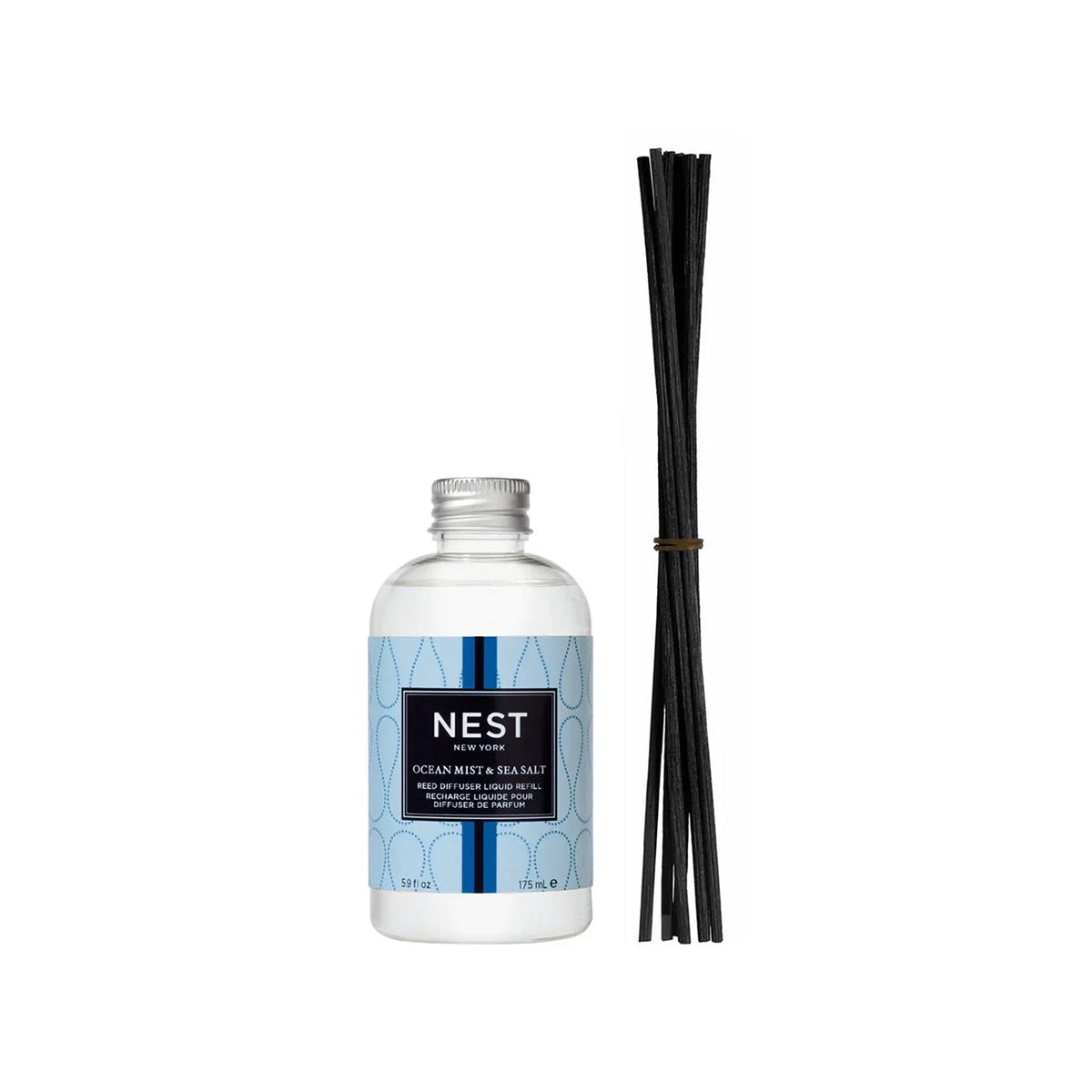 Nest Fragrances Ocean Mist & Sea Salt Reed Diffuser Refill 5.9 fl oz