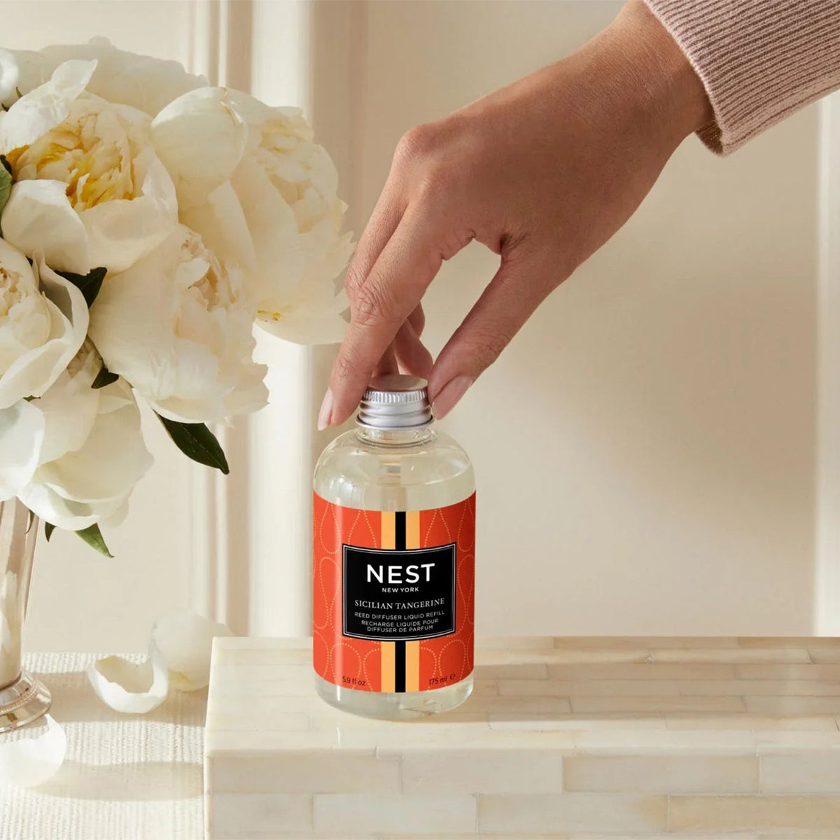 Nest Fragrances Sicilian Tangerine Reed Diffuser Refill 5.9 fl oz