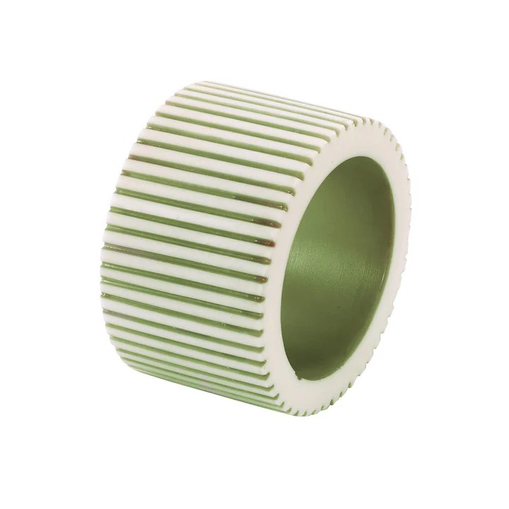 Bodrum Pinstripe Set of 4 Napkin Ring