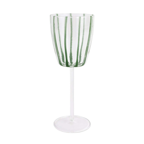 Vietri Nuovo Stripe Wine Glass