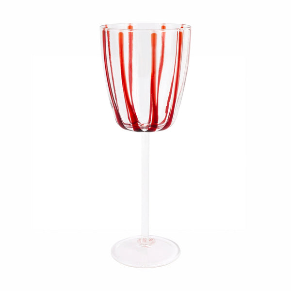 Vietri Nuovo Stripe Wine Glass