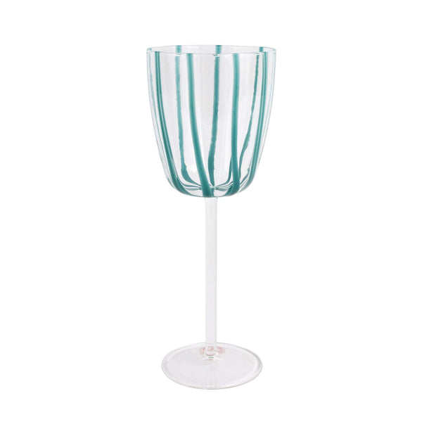 Vietri Nuovo Stripe Wine Glass