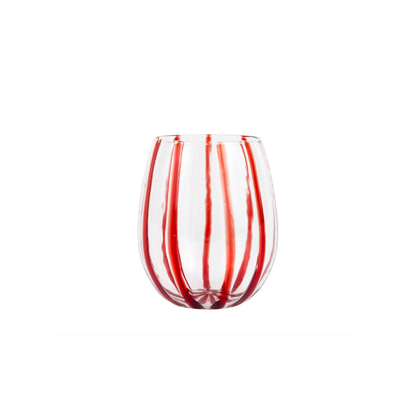 Vietri Nuovo Stripe Stemless Wine Glass