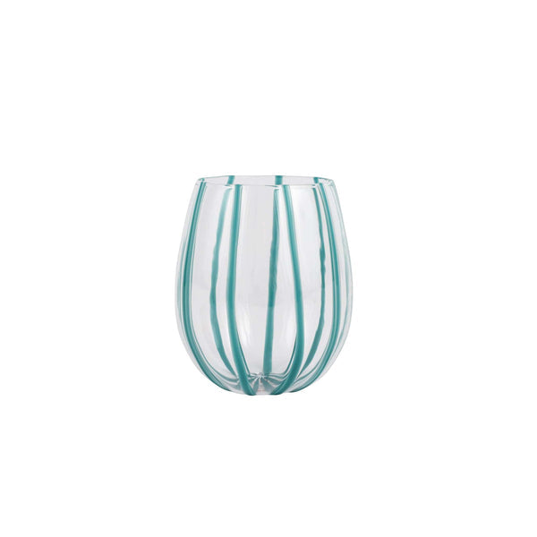 Vietri Nuovo Stripe Stemless Wine Glass