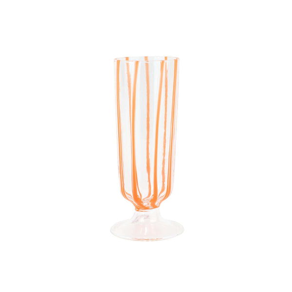 Vietri Nuovo Stripe Champagne Glass