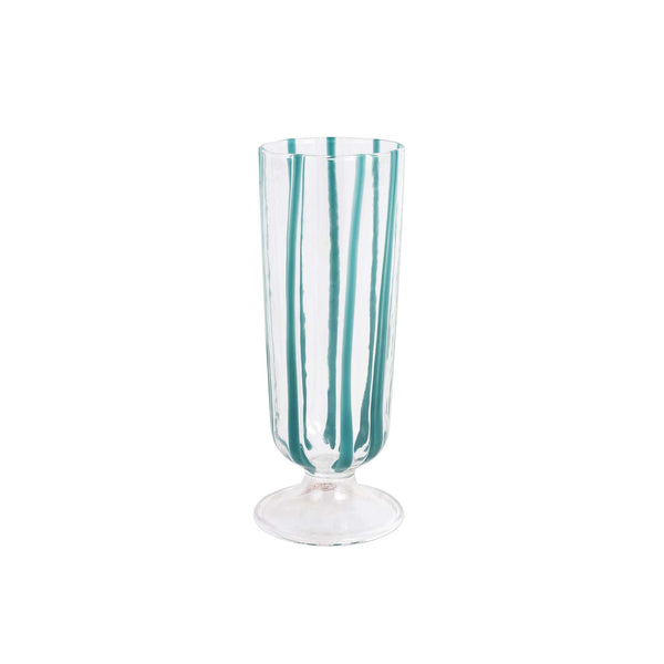 Vietri Nuovo Stripe Champagne Glass