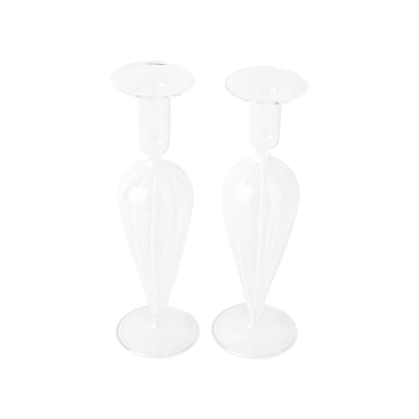 Vietri Nuovo Stripe Candlesticks