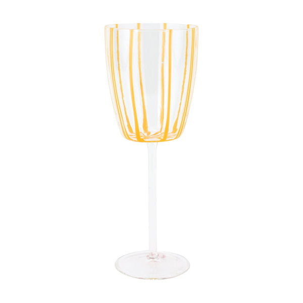 Vietri Nuovo Stripe Wine Glass