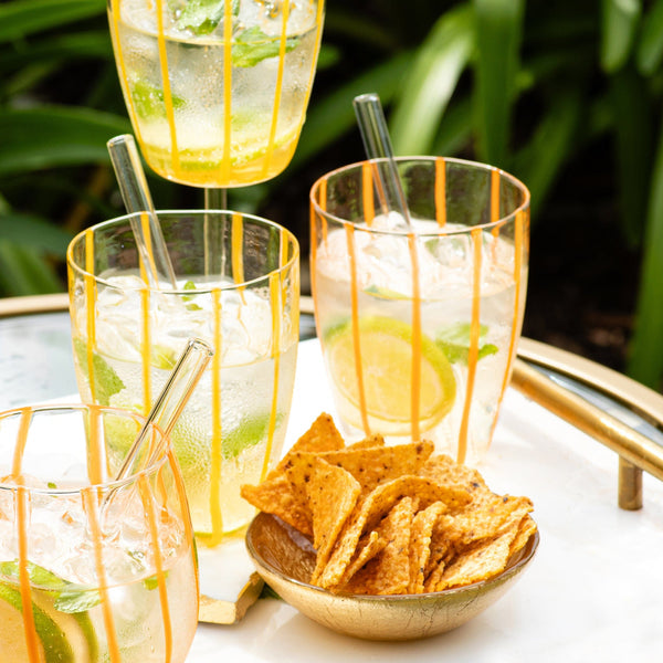 An image of Vietri Nuovo Stripe Tall Tumbler