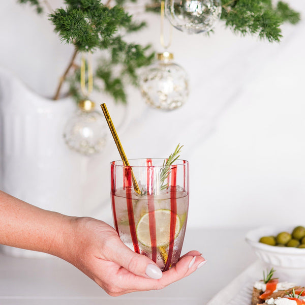 An image of Vietri Nuovo Stripe Tall Tumbler