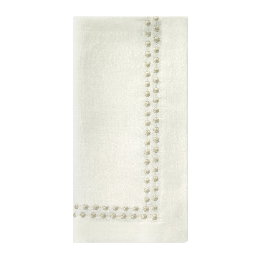 Bodrum Pearls Set of 4 Dinner Napkin
