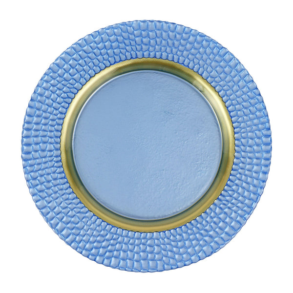 An image of Vietri Pelli Glass Charger