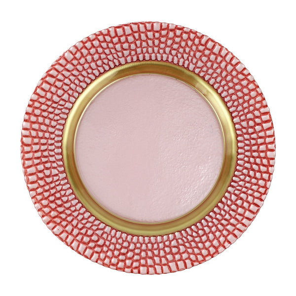 Vietri Pelli Glass Charger