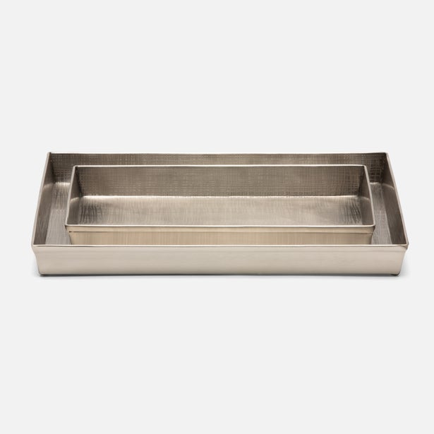 Pigeon and Poodle Remy Tray Set of 2