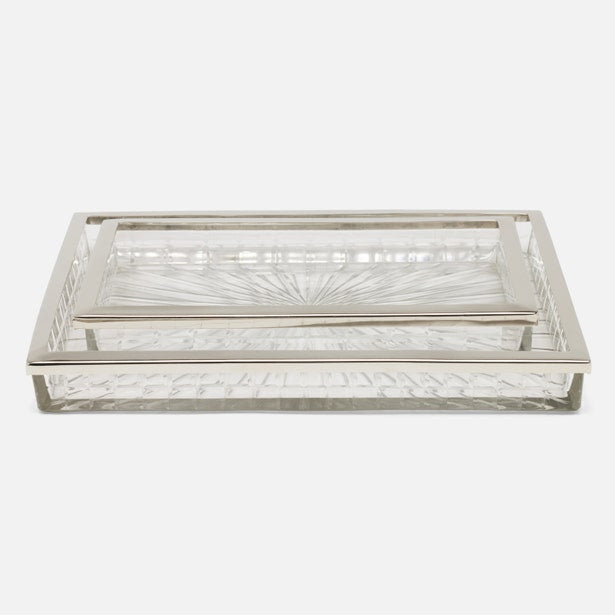 An image of Pigeon and Poodle Argos Trays Set of 2