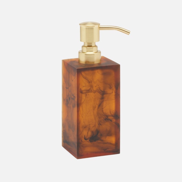 Pigeon and Poodle Tavira Amber Black Soap Pump