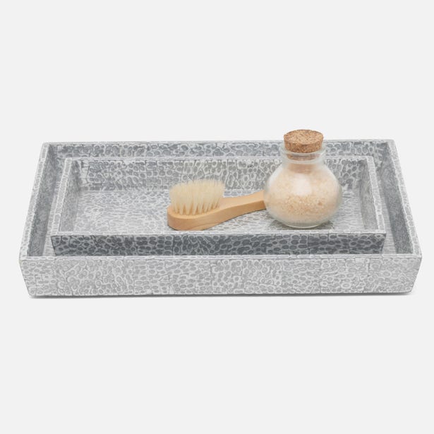 An image of Pigeon and Poodle Callas Tray Set of 2