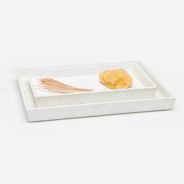 An image of Pigeon and Poodle Callas Tray Set of 2