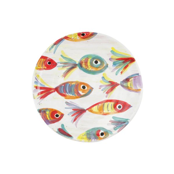 Vietri Pesci Colorati Salad Plate