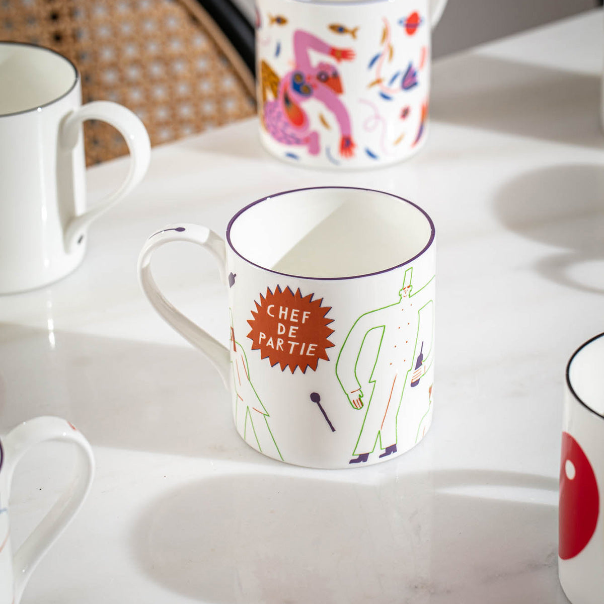 Richard Brendon Dip Cappuccino Cup, Smoke
