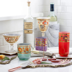 Vietri Regalia Wine Glass