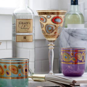 Vietri Regalia Wine Glass