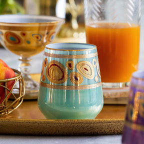 Vietri Regalia Stemless Wine Glass