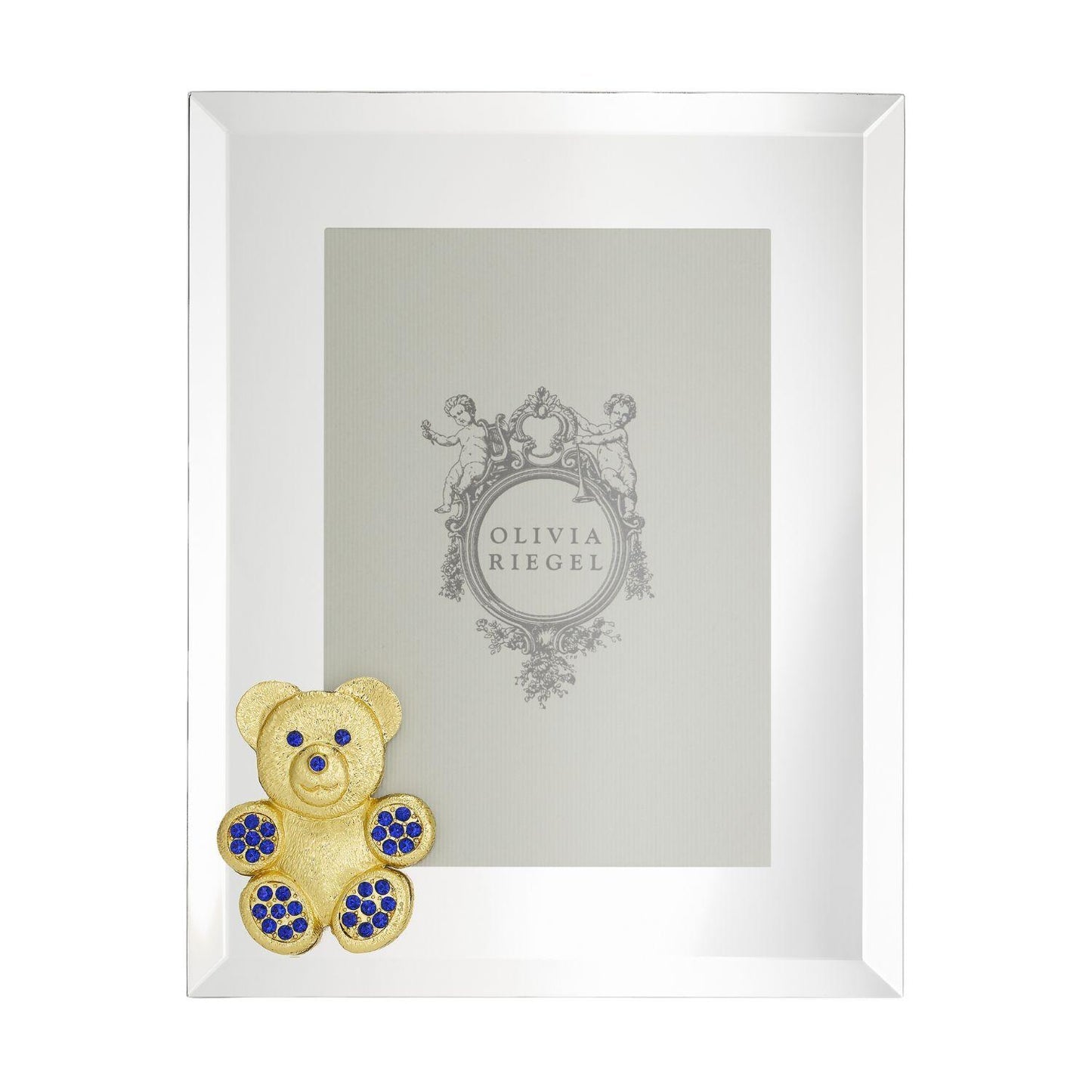 Olivia Riegel Gold Teddy Bear Picture Frame
