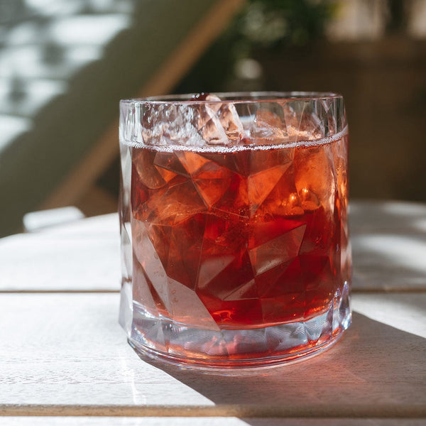An image of Vietri Superglass Low Ball Glass