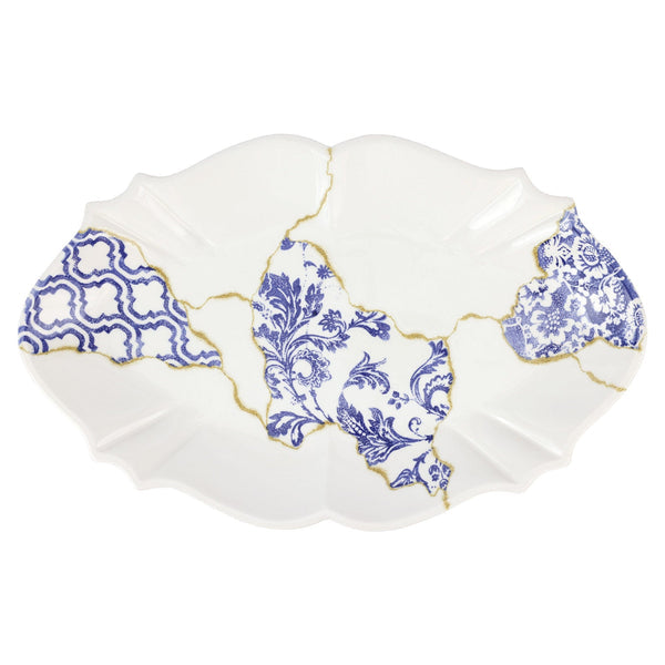 Vietri Storia Baroque Oval Platter
