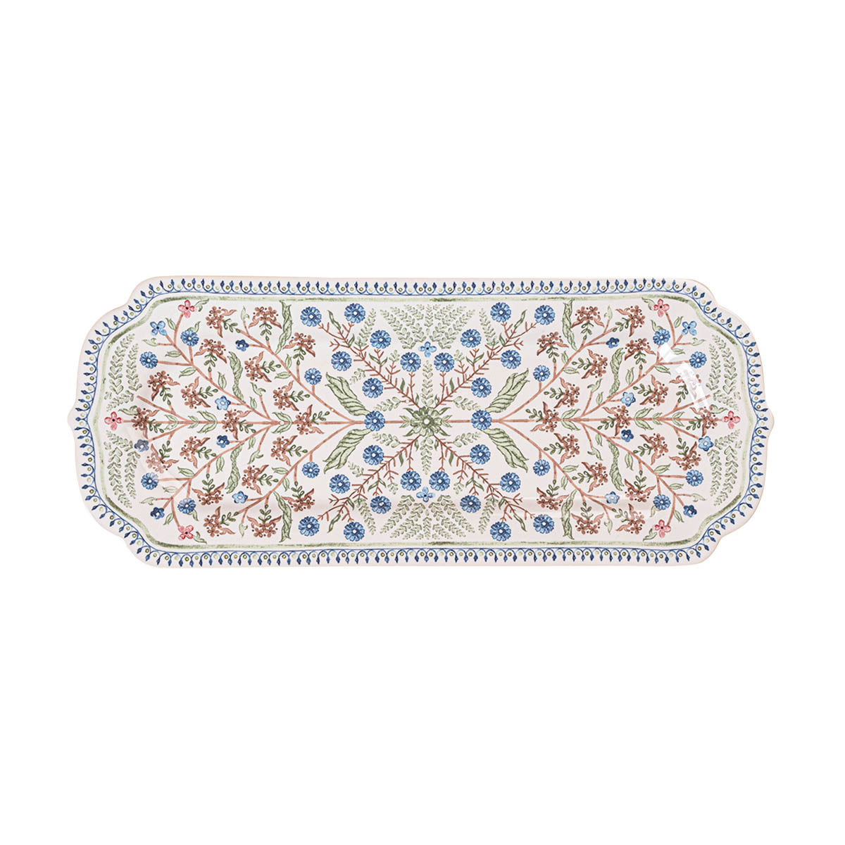 An image of Juliska Villa Seville 15" Hostess Tray - Chambray