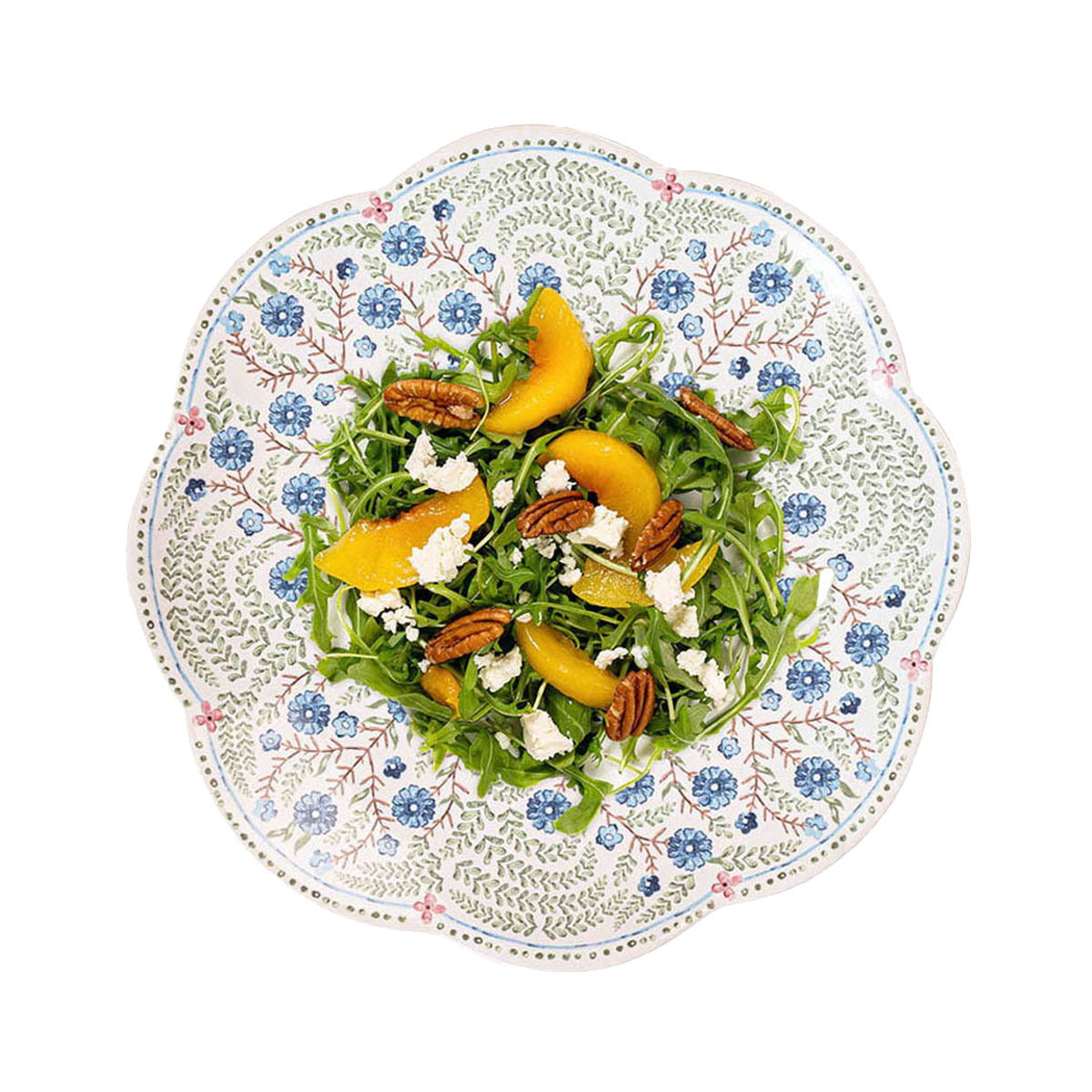 Juliska Villa Seville Scalloped Salad / Dessert Plate - Chambray