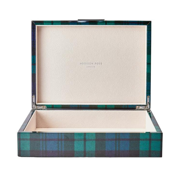 An image of Addison Ross Tartan Decorative Box
