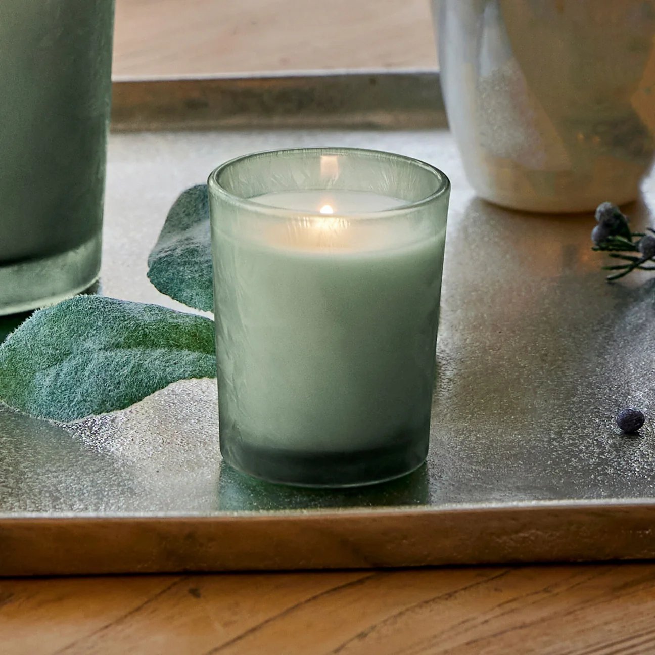 Thymes Highland Frost Votive Candle 2 oz