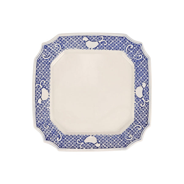 An image of Vietri Uccello Blu Salad Plate